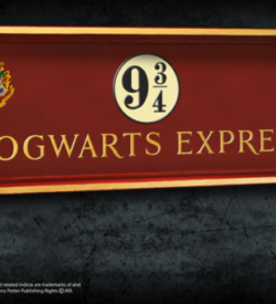 HARRY POTTER  Placca murale Hogwarts 9 3/4 NOBLE COLLECTION