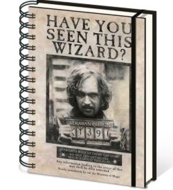 Harry Potter: Wanted Sirius Black A5 Wiro Notebook (Quaderno)
