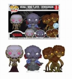 Funko POP! Dungeons & Dragons - Vecna, Mind Flayer, Demogorgon 3-Pack
