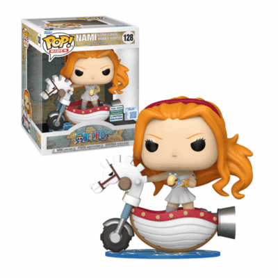 Funko Pop One Piece - NAMI WITH WHITE HOBBY HORSE #128